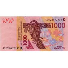 P715Ks Senegal - 1000 Francs Year 2019
